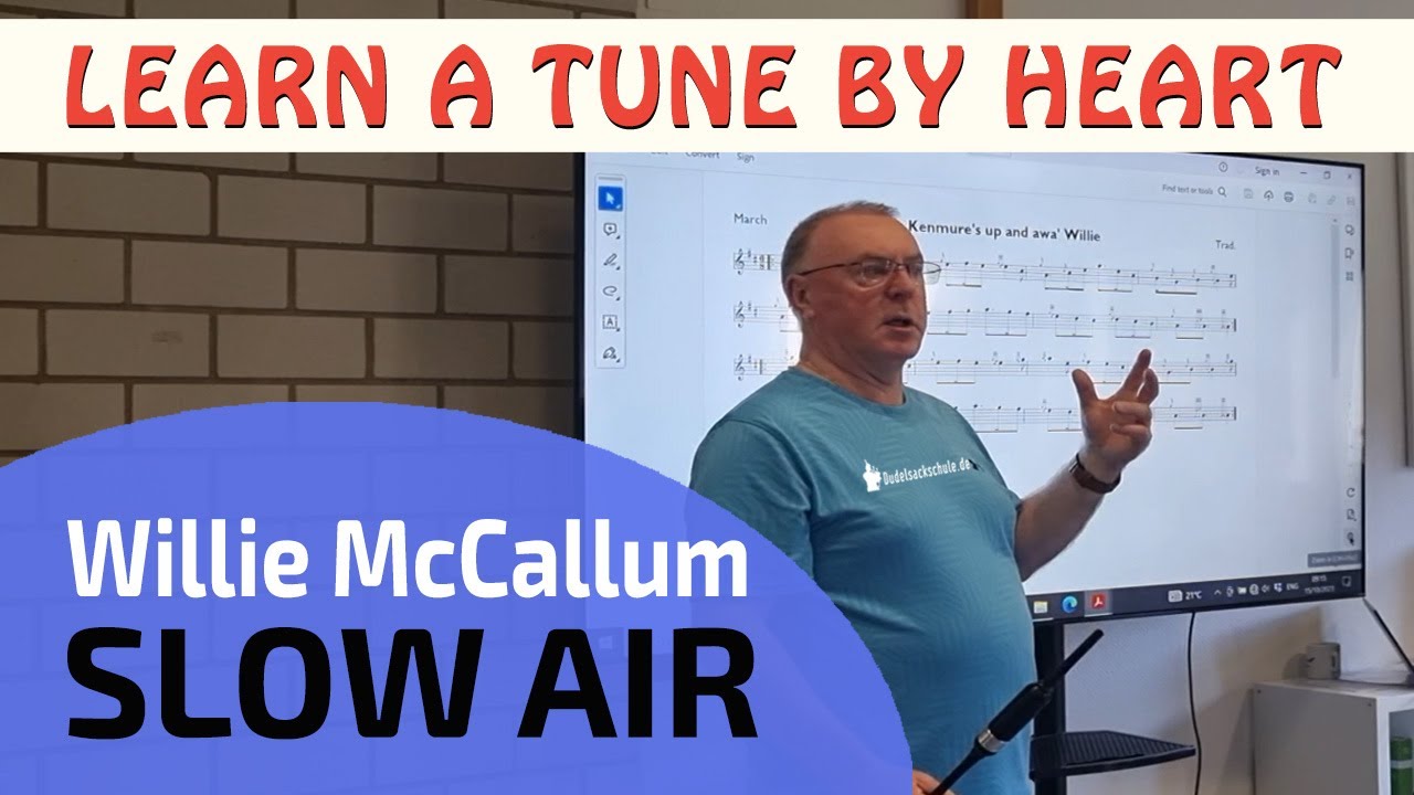 Bagpipe Lesson with Willie McCallum