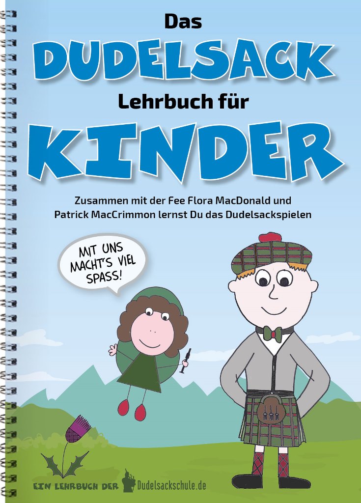 Dudelsack-Lehrbuch-Kinder